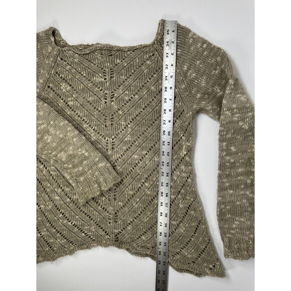 Georgina Estefania Sweater Womens Small Knit Wool Linen Pullover Made in USA - Picture 7 of 10